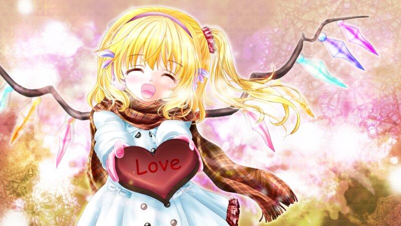 Blonde Girl Holding Heart — Pink