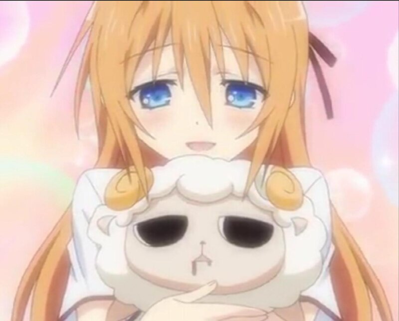 Blonde Girl Holding Plush