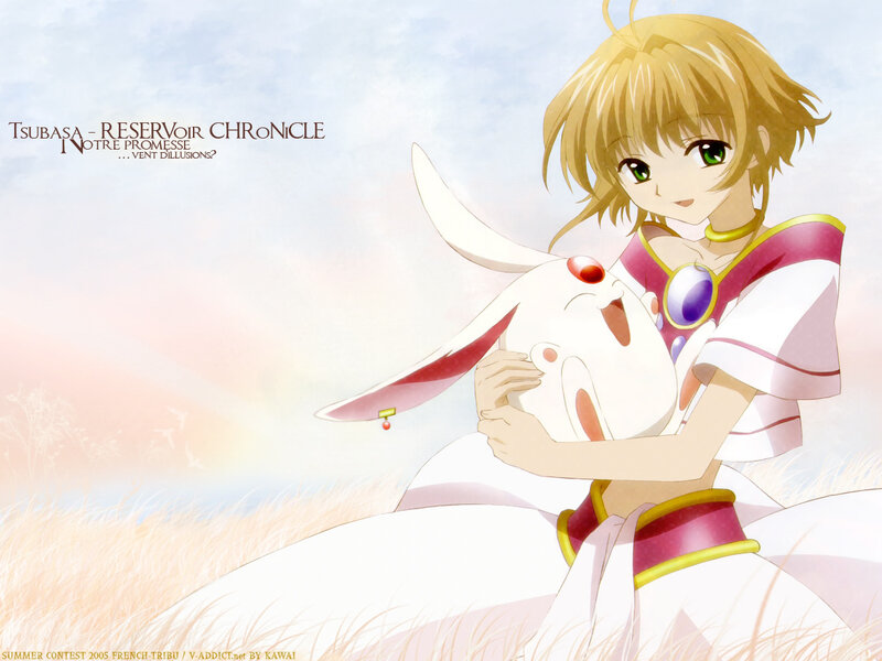 Blonde Girl Holding Rabbit — White, Serene