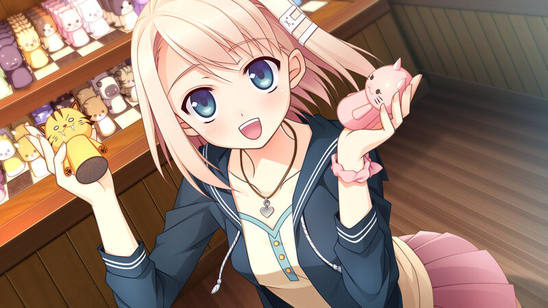 Blonde Girl Holding Toys
