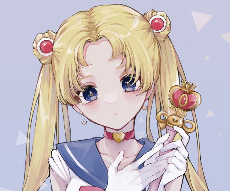 Blonde Girl Holding Wand