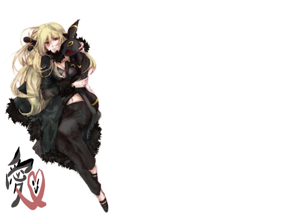 blonde girl hugging a creature
