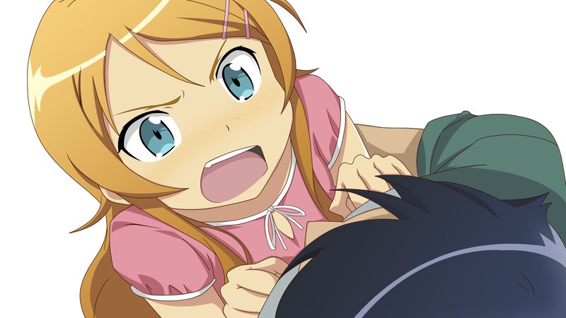 Blonde Girl Hugging