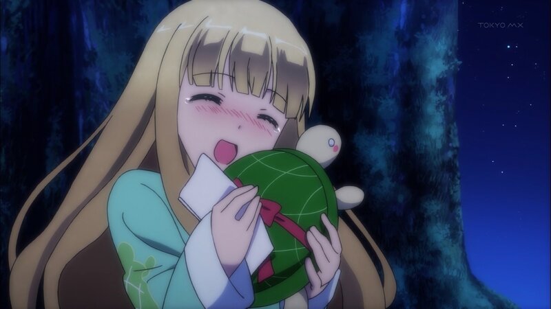 Blonde Girl Hugging Turtle