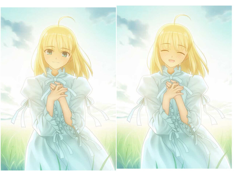 blonde girl in a field