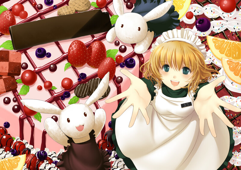 Blonde Girl in Apron