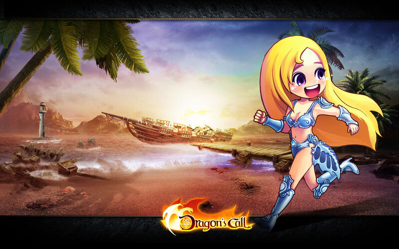 Blonde Girl in Armor — Blue, Dramatic, Sunset
