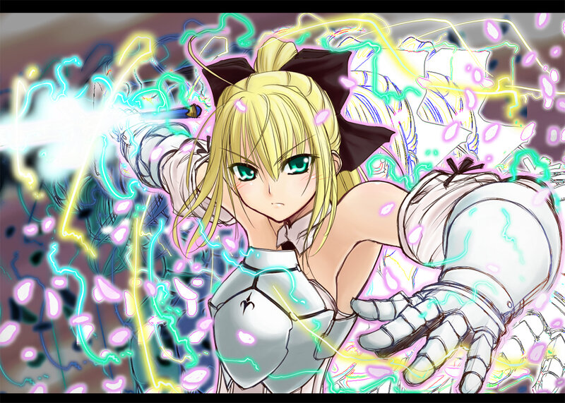 Blonde Girl in Armor — Yellow