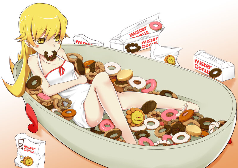 Blonde Girl in Bathtub — Yellow