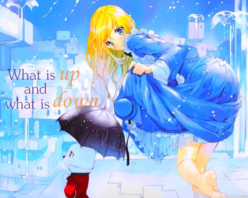 Blonde Girl in Blue Dress — Dreamy, Winter