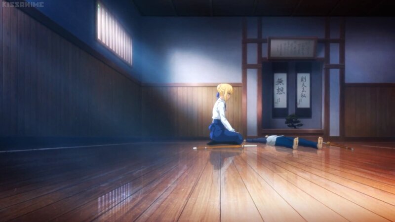 Blonde Girl in Dojo