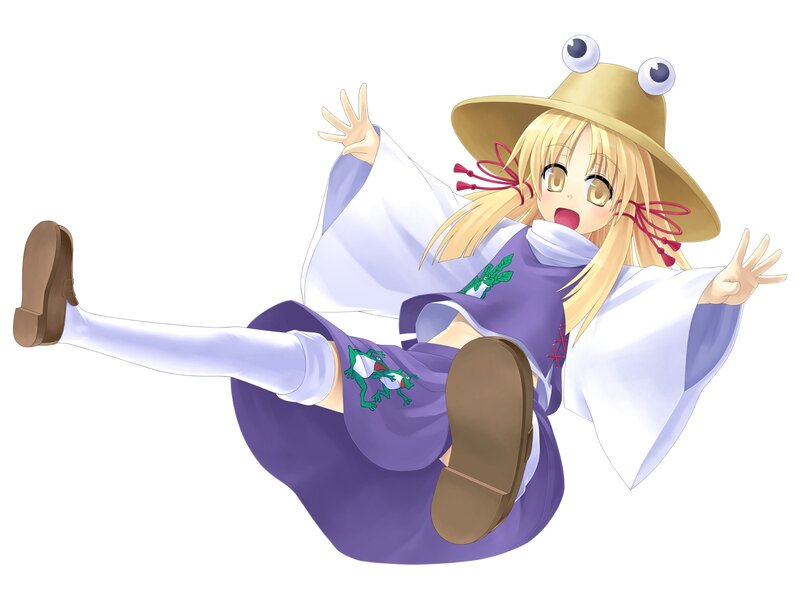 Blonde Girl in Frog Hat