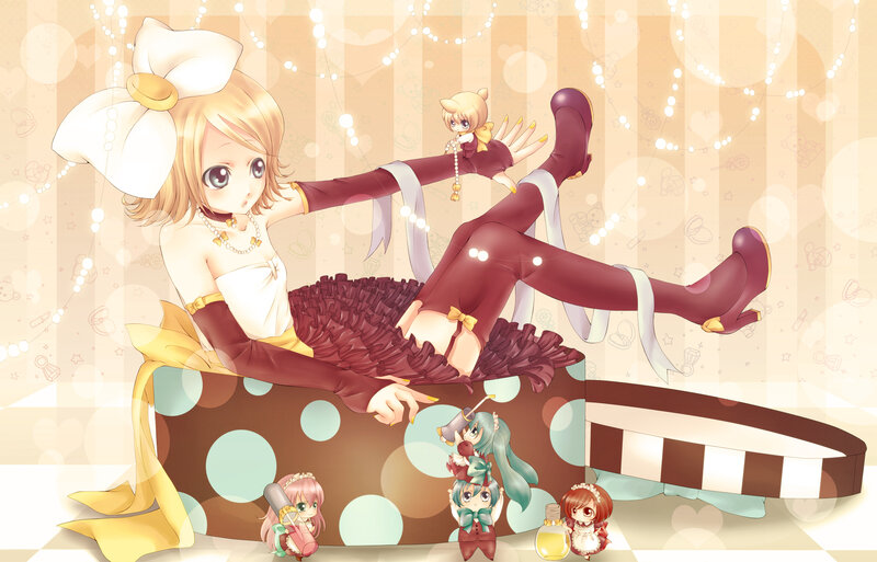 Blonde Girl in Gift Box