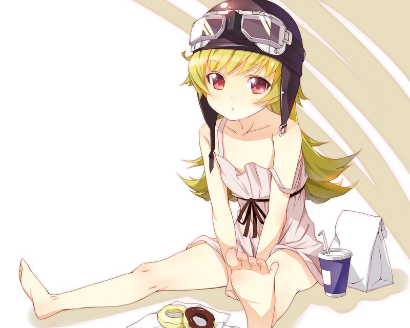Blonde Girl in Helmet