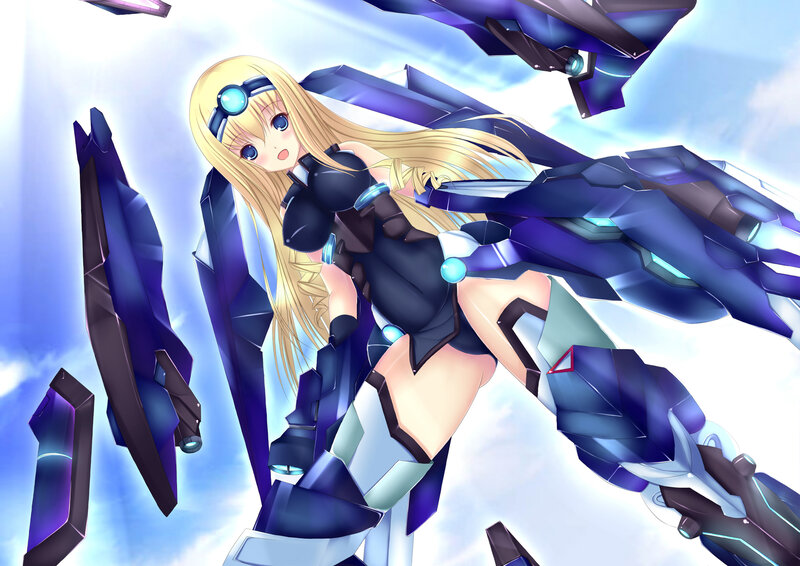 Blonde Girl in Mech Suit