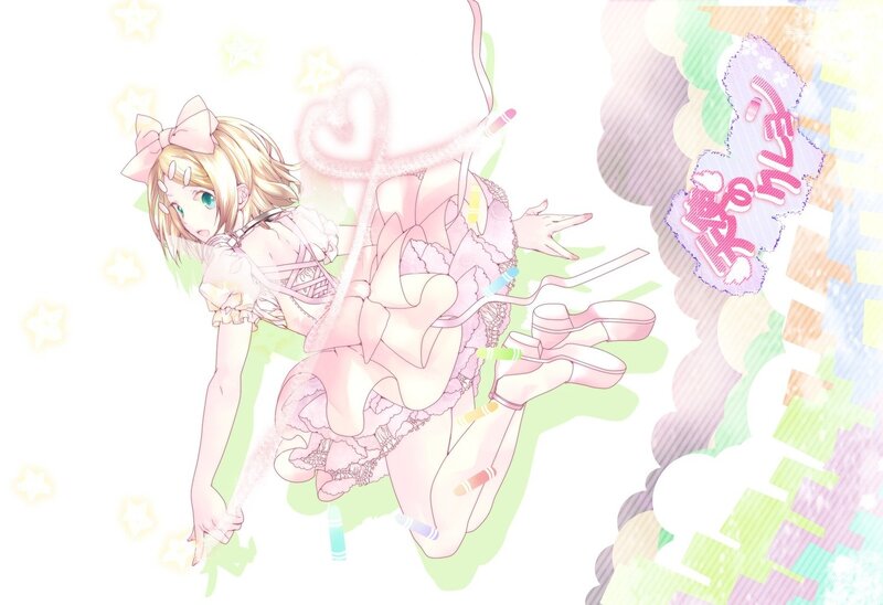 Blonde Girl in Pink Dress — Dreamy