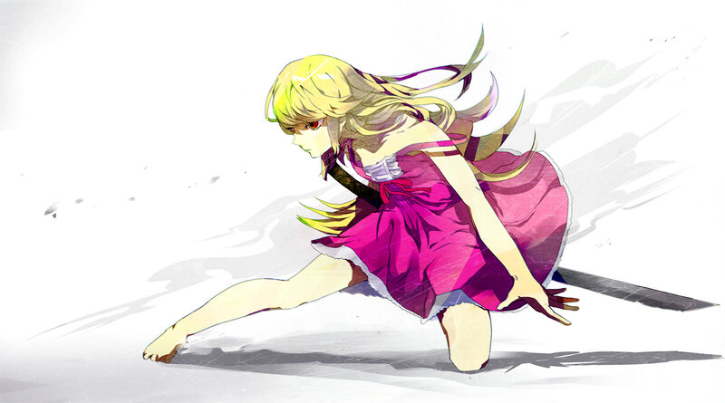 Blonde Girl in Pink Dress — Dynamic
