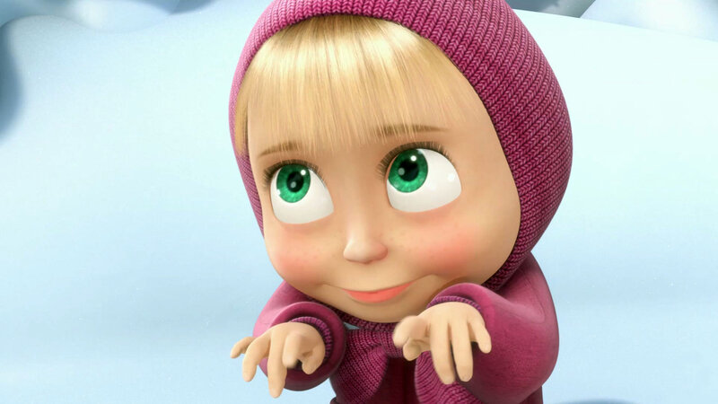 Blonde Girl in Pink Hood