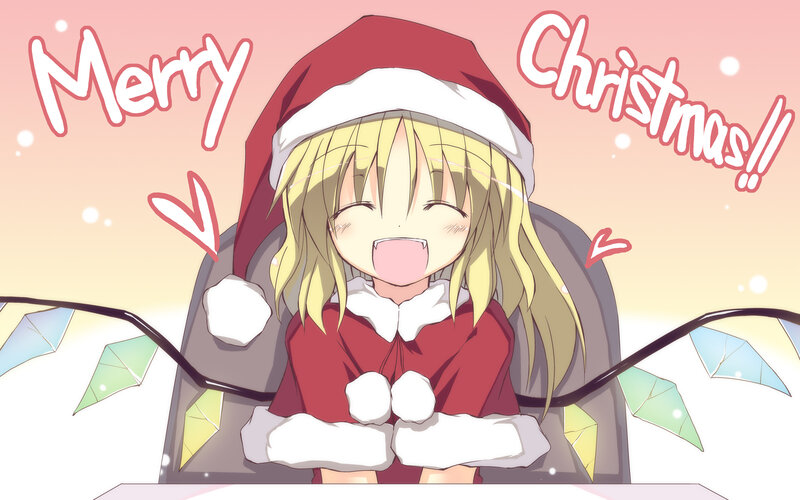 Blonde Girl in Santa Outfit