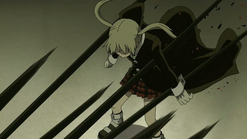 Blonde Girl in School Uniform — Black