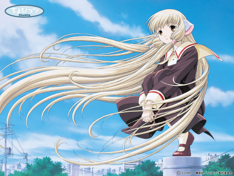 Blonde Girl in Uniform — Blue, Calm
