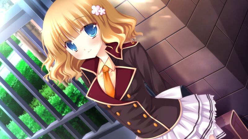 Blonde Girl in Uniform — Brown