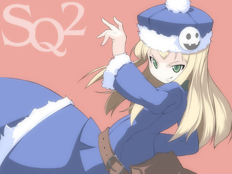 Blonde Girl in Winter Hat