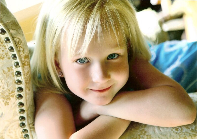 Blonde Girl Lying Down — Calm