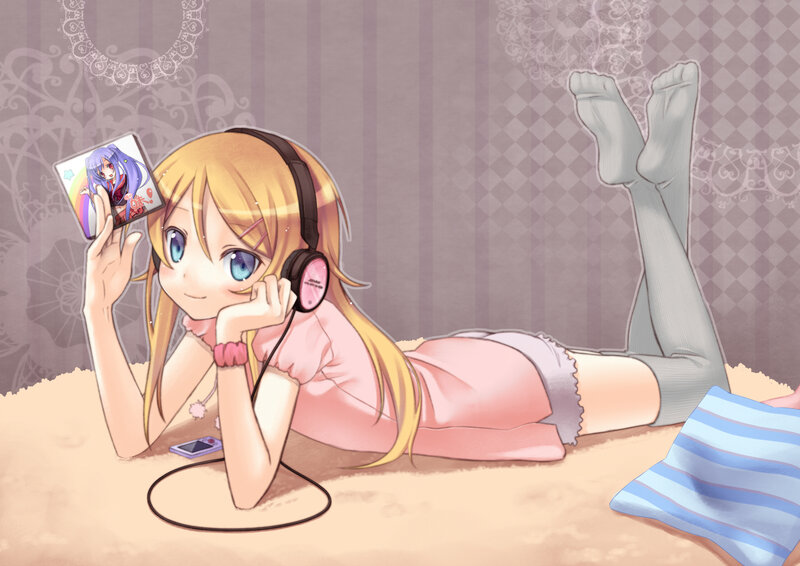 Blonde Girl Lying Down