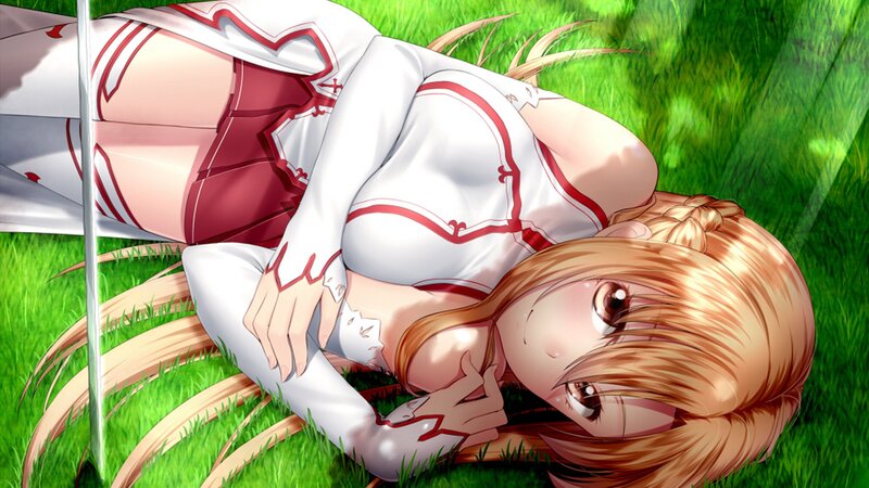 Blonde Girl Lying on Grass — Green, Calm