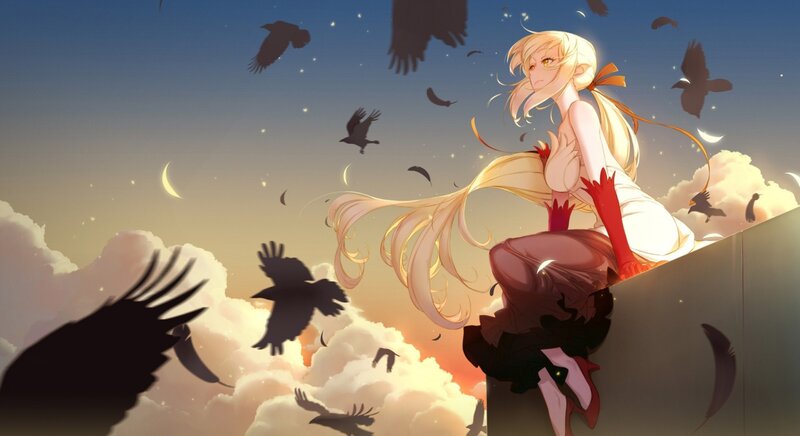 Blonde Girl on Ledge