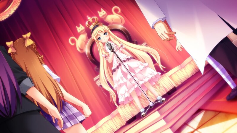 Blonde Girl on Stage