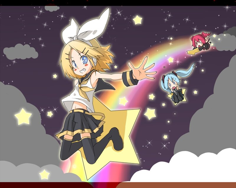 Blonde Girl on Star