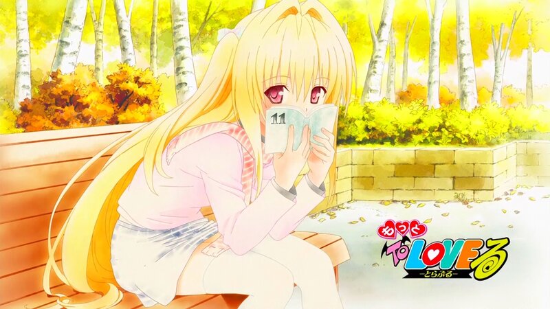 Blonde Girl Reading Book — Yellow