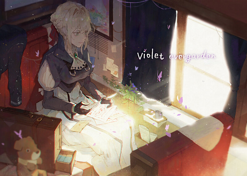 Blonde Girl Reading Letters