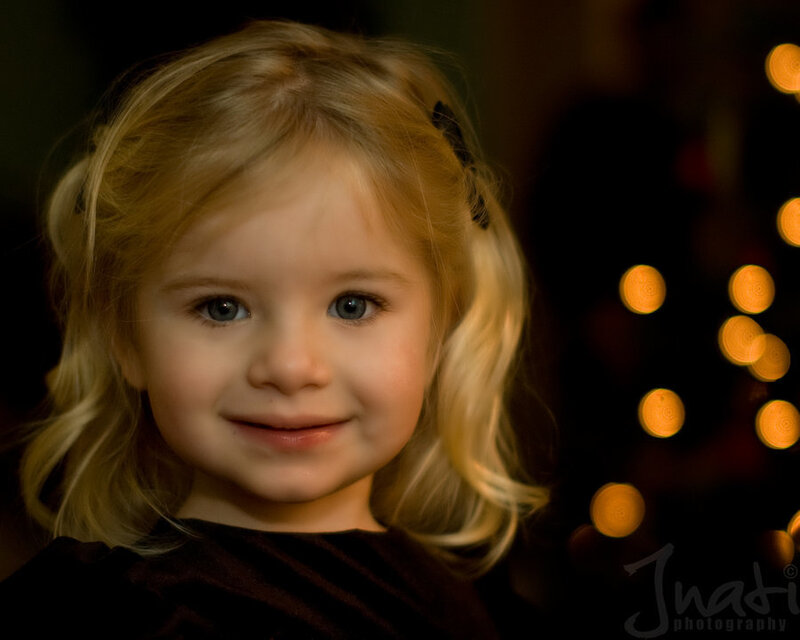Blonde Girl Smiling — Gold