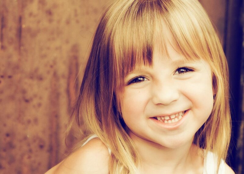 Blonde Girl Smiling
