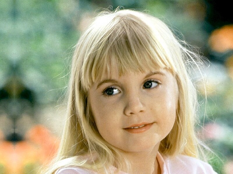 Blonde Girl with Bangs