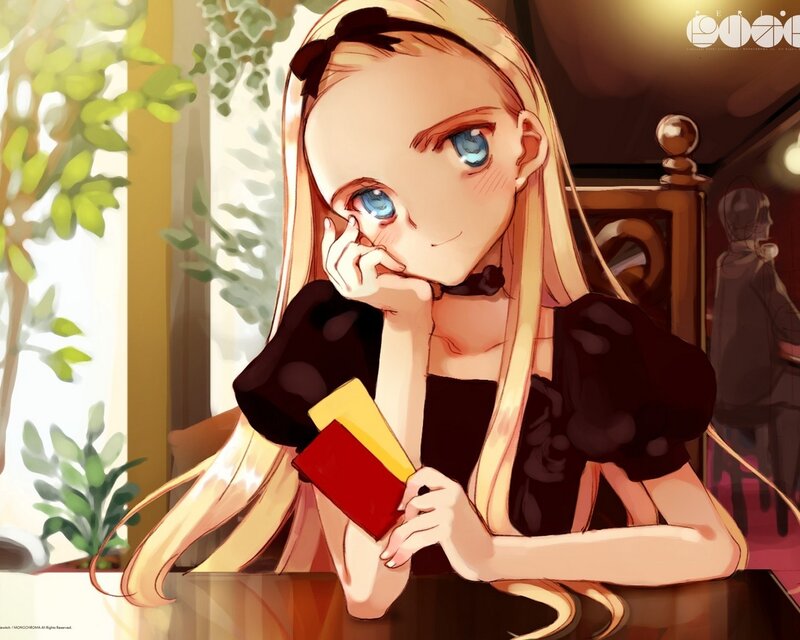 blonde girl with blue eyes