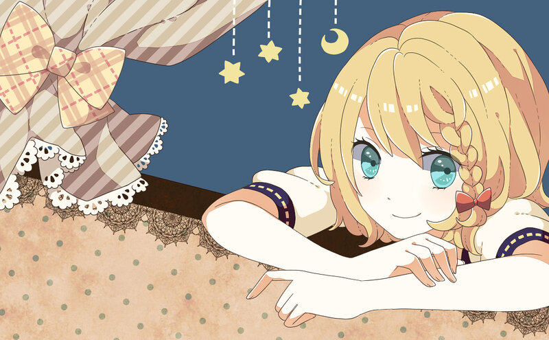 Blonde Girl with Blue Eyes — Calm