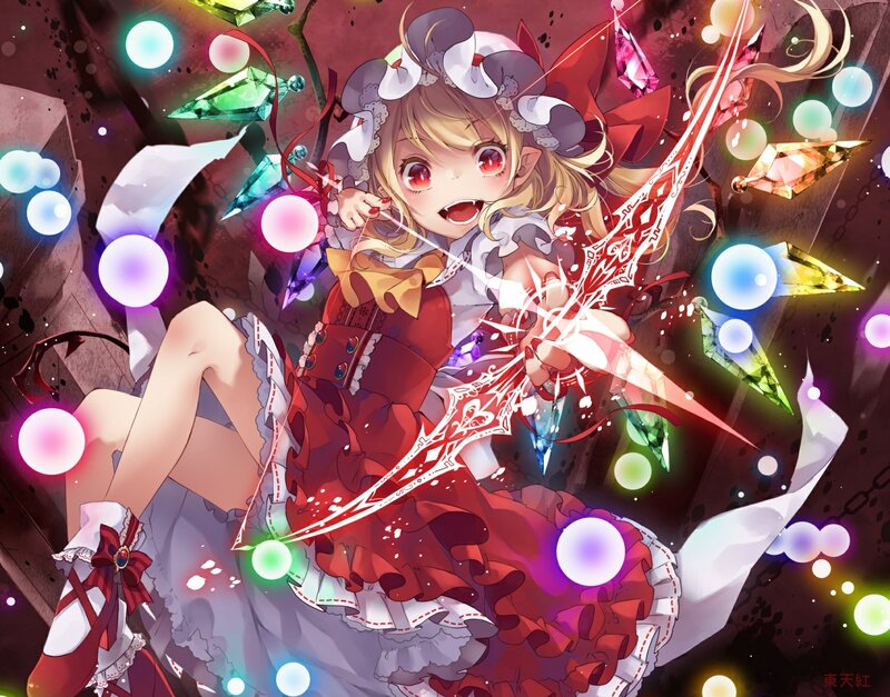 Blonde Girl with Bow — Red, Dynamic