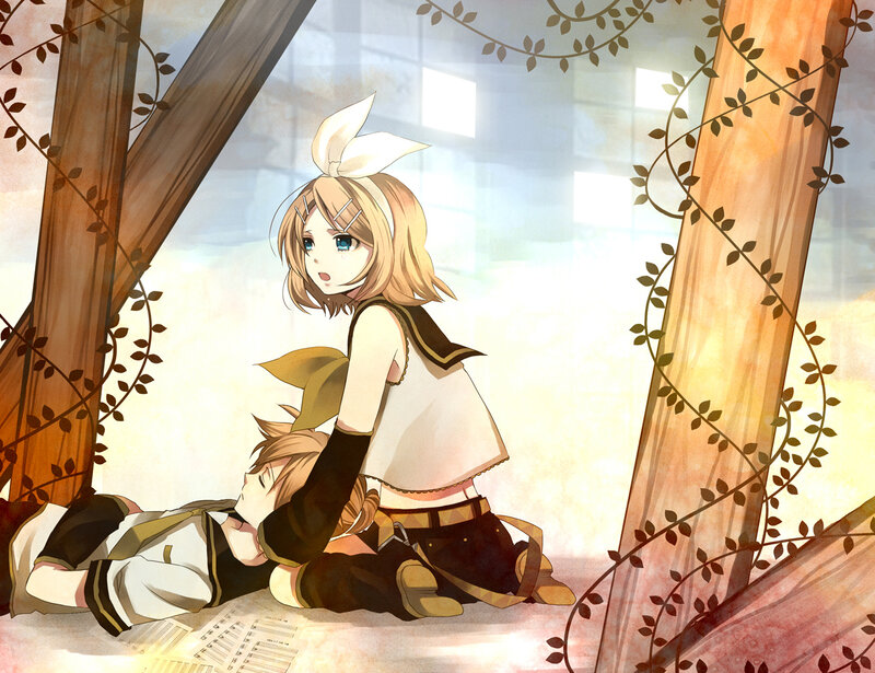Blonde Girl with Boy