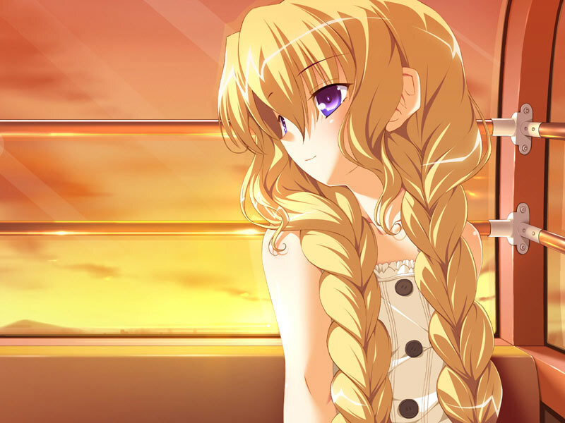 Blonde Girl with Braids