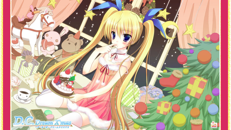 Blonde Girl with Cake — Green