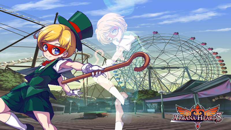 Blonde Girl with Cane