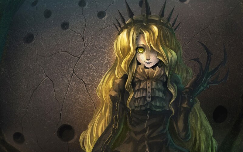 Blonde Girl with Crown