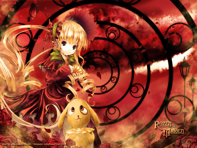 Blonde Girl with Dog — Red