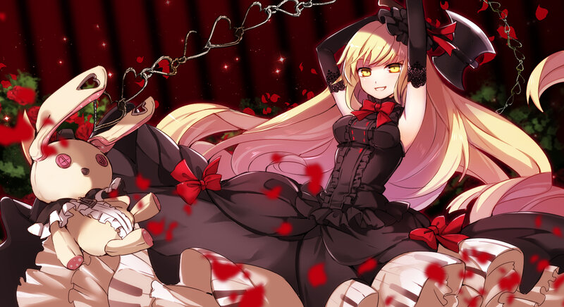 Blonde Girl with Doll — Black