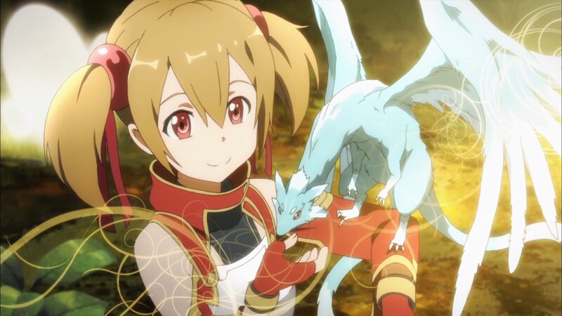 Blonde Girl with Dragon