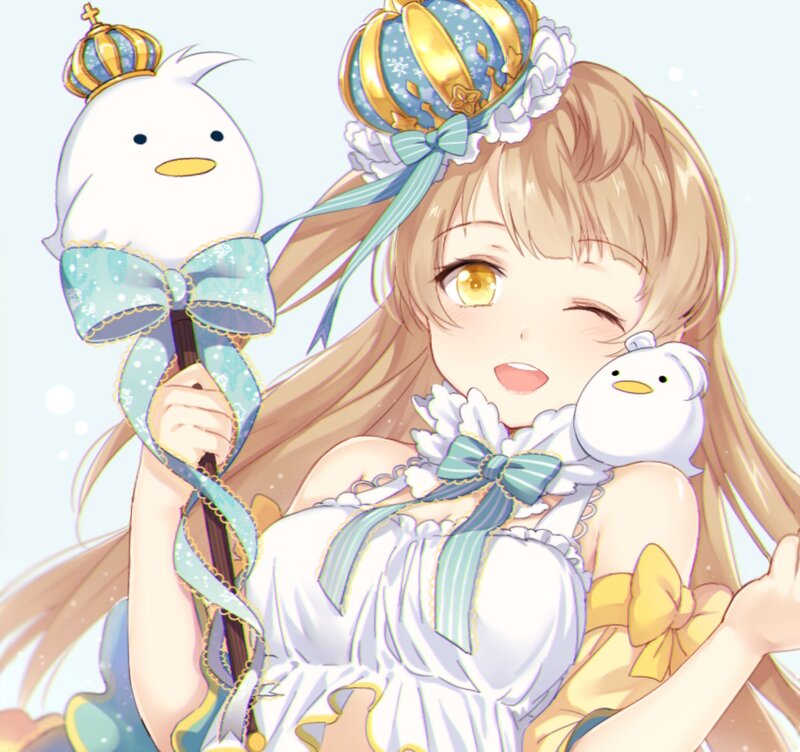 Blonde Girl with Duck